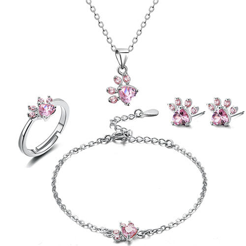 Pink Silver Set