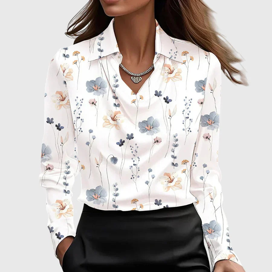 White Floral / 3XL