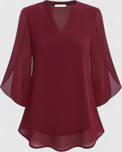 Burgundy / 2XL / 20-22
