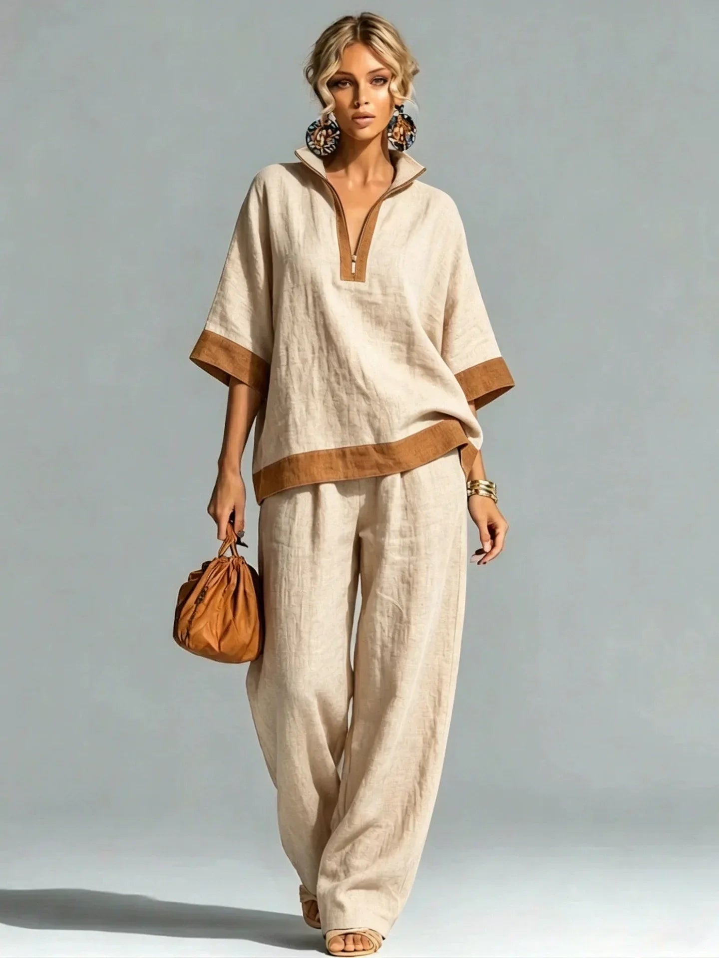 Beige / XXXL - UK 20