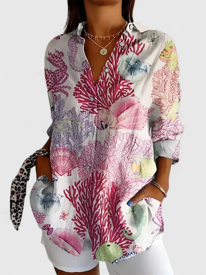Pink Sea Life / 3XL